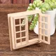Mini modèle de porte vierge maison de courses cadre de fenêtre en bois fenêtres carrées pouvant