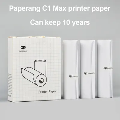 Paperang C1 Max-Papier d'impression thermique pour imprimante autocollant auto-adhésif de 112mm