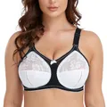 Soutien-gorge en dentelle pour femmes grande taille sexy push-up minimiseur bonnet complet