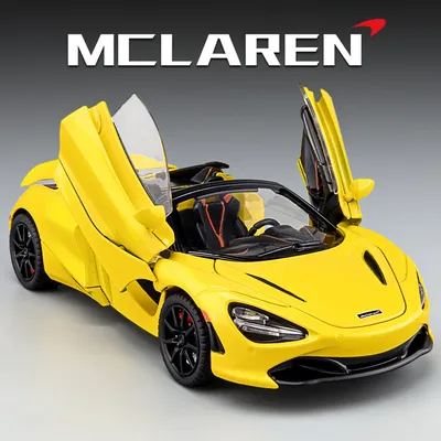 McLaren 720S – voiture de sport en alliage Spider modèle moulé sous pression son Super course