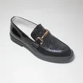 Chaussures à enfiler en cuir verni noir pour enfants chaussures formelles pour garçons chaussures