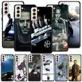 Coque en silicone Fast and Furious Edge pour Samsung Galaxy coque noire S21 S20 Ultra S10 Plus