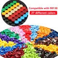 Bricolage Pixel Art briques 1x1 blocs de construction de carreaux ronds compatibles avec 98138
