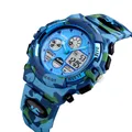 SKMEI-Montres de sport étanches pour enfants marque de mode numérique LED alarme DNono horloge