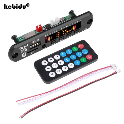 Kebidu – carte décodeur MP3 Bluetooth 5.0 lecteur FM Radio TF USB Module AUX 3.5mm récepteur