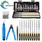 KINGROON Kit d'outils d'ébavurage couteau à graver outil de sculpture bricolage pièce d'imprimante 3D modèle 3D coupe-fichier grattoir outil de retrait de matériel