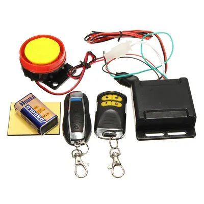 Système d'alarme antivol pour moto sirène de sécurité télécommande verrouillage vibration iode