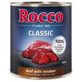 24x800g Beef with Reindeer Classic Rocco Wet Dog Food