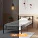 Full Size Metal Bed Frame with Headboard, Footboard, No Box Spring Needed Platform Bed, Under-Bed Storage