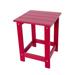 Mason Poly Resin Eco-Friendly All-Weather Square Patio Side Table