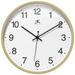 10" Light Oak Finish Wall Clock - 10 x 1.5 x 10 - 10 x 1.5 x 10