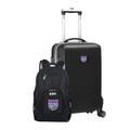 MOJO Black Sacramento Kings Personalized Deluxe 2-Piece Backpack & Carry-On Set