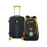 MOJO Oakland Athletics Personalized Premium 2-Piece Backpack & Carry-On Set