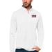 Men's Antigua White Texas Tech Red Raiders Centennial Anniversary Tribute Quarter-Zip Pullover Top