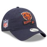 Women's New Era Navy Chicago Bears 2022 Sideline Adjustable 9TWENTY Hat