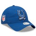 Women's New Era Royal Indianapolis Colts 2022 Sideline Adjustable 9TWENTY Hat