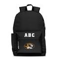 MOJO Black Missouri Tigers Personalized Campus Laptop Backpack