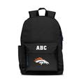 MOJO Black Denver Broncos Personalized Campus Laptop Backpack