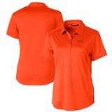 Women's Cutter & Buck Orange Pacific Tigers Prospect Textured Stretch Polo