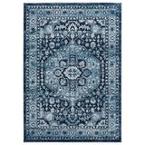 Bali Caymen Area Rug by United Weavers of America in Navy (Size 2'7" X 7'2")