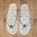 Michael Kors Shoes | Michael Kors Flip-Flops Size 11 | Color: White | Size: 11