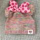 Disney Accessories | Disney, Minnie Mouse, Winter Beanie, Never Used, Size: 7-10 Girl | Color: Pink | Size: Girl 7-10 Yo