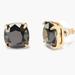 Kate Spade Jewelry | Glamorous Black Diamonds! Kate Spade Earrings. In Signature Pink Box. Nwts. | Color: Black/Gold/Pink | Size: Os