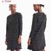 J. Crew Dresses | J Crew Black Silk Dress Petite 2 | Color: Black/White | Size: 2p