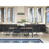 Tommy Bahama Outdoor South Beach 7 - Piece Dining Set Wood/Metal/Teak in Black/Brown/Gray | Wayfair