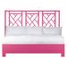 Bloomsbury Market Olga Low Profile Standard Bed Metal in Pink | 60 H x 80 W x 85 D in | Wayfair 00125A8B0C72408192AF12E607136502