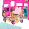 Barbie Camper dei Sogni - Veicolo con Scivolo e Piscina 2 Cuccioli 7 Aree Gioco Alto 76 cm 60+ Accessori Regalo per Bambini 3+