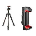 Manfrotto Befree Advanced Stativ Kit für Sony Alpha7 und Alpha9 Kameras, Reisestativ Kit mit Kugelkopf und Schnellverschluss, Alu-Stativ für Kamerazubehör & - Smartphone Halterung, Pro Version