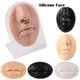 Modèle de visage en silicone pour la pratique du tatouage et de la perforation simulation de la