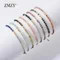 ZMZY-Bracelets perlés en pierre de verre pour femme perles papillon breloque fleur bijoux en UL