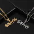 Collier et pendentif scintillant pour hommes chaîne à maillons glacés ras du cou bijoux Hip Hop