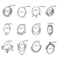 Anneau de Piercing en Titane et Acier pour Homme et Femme Bijoux Gothiques Septum Cartilage 1