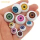 GraceAngie 10 pièces rond creux dos sécurité plastique yeux coloré globe oculaire pour jouets