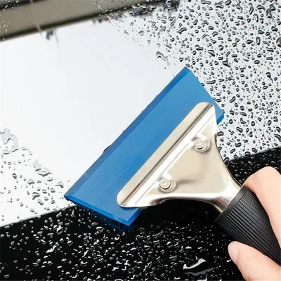 Raclette à eau pour film de voiture racloir à lame de rasoir bleu outil de teinte pour fenêtre de