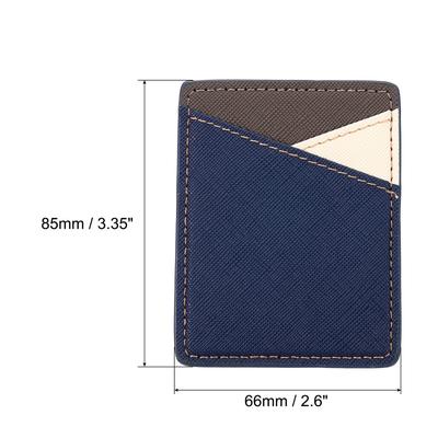 Cellphone Card Holder, Adhesive Stick Back Pocket Phone PU Leather