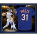 Mike Piazza New York Mets Autographed Framed Royal Mitchell & Ness Replica Jersey Collage