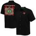 Men's Tommy Bahama Black Tampa Bay Buccaneers Top of Your Game Camp Button-Up Shirt