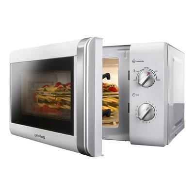 PRIVILEG Mikrowelle "150472", weiß, B:44cm H:25,8cm T:33cm, Mikrowellen_Minibacköfen_Kleinküchen, mit 5 Leistungsstufen, weiß Image
