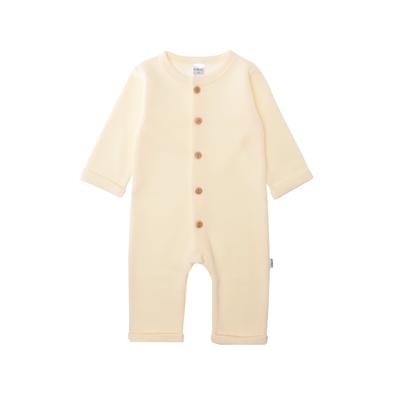 Overall LILIPUT, Kinder, Gr. 62, EURO-Größen, gelb (hellgelb), 80% Baumwolle, 20% Polyester, casual, Langarm, Overalls, aus weichem Material Image