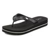 Badezehentrenner VENICE BEACH, Damen, Gr. 42, schwarz, Obermaterial: 100% Textilmaterial. Futter: 100% Textilmaterial. Decksohle: 100% Synthetik. Laufsohle: 100% Synthetik, Glitzer, unifarben, casual, Schuhe, Sandale, Pantolette, Badeschuh...