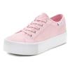 Sneaker LASCANA, Damen, Gr. 41, rosa (rose), Obermaterial: 100% Textilmaterial. Futter: 100% Textilmaterial. Decksohle: 100% Textilmaterial. Laufsohle: 100% Synthetik, unifarben, casual, Schuhe Plateausneaker, Schnürhalbschuh, Freizeitschuh aus...