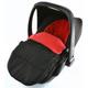 Autositz Fußsack/COSY TOES kompatibel mit Britax Baby Safe Plus New Born Autositz Fire Rot