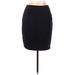 H&M Casual Pencil Skirt Knee Length: Black Bottoms - Women's Size 8