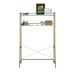Novogratz Beverly Over-The-Bed Storage Shelves for Twin & XL Twin Beds Wood/Steel in White/Yellow | 64.86 H x 42.83 W x 18.5 D in | Wayfair