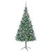 Rosecliff Heights Artificial Pre-lit Christmas Tree w/ Ball Set & Pinecones Xmas Tree Metal in Green | 32 W in | Wayfair