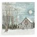 The Holiday Aisle® Christmas Eve Moon by Cindy Jacobs - Unframed Graphic Art Plastic/Acrylic | 12 H x 12 W x 0.13 D in | Wayfair